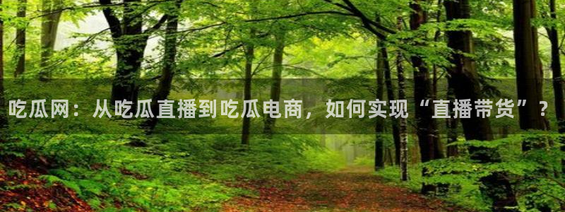 51吃瓜今日吃瓜在线：吃瓜网：从吃瓜直播到吃瓜电商，如何实现“直播带货”？